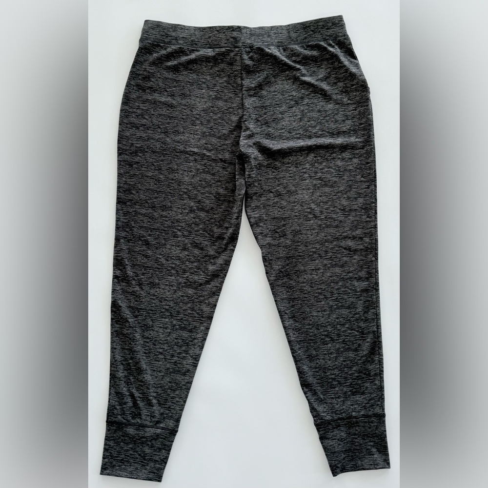 Natori Heather Charcoal Gray Drawstring Pocket Lounge Sleep Pants Women's XL NWT